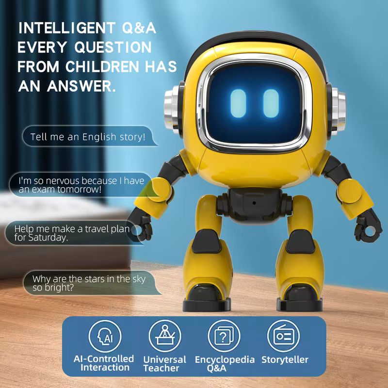 Remote Control Toys - Ai Intelligent Robot Toy Multilingual Voice
