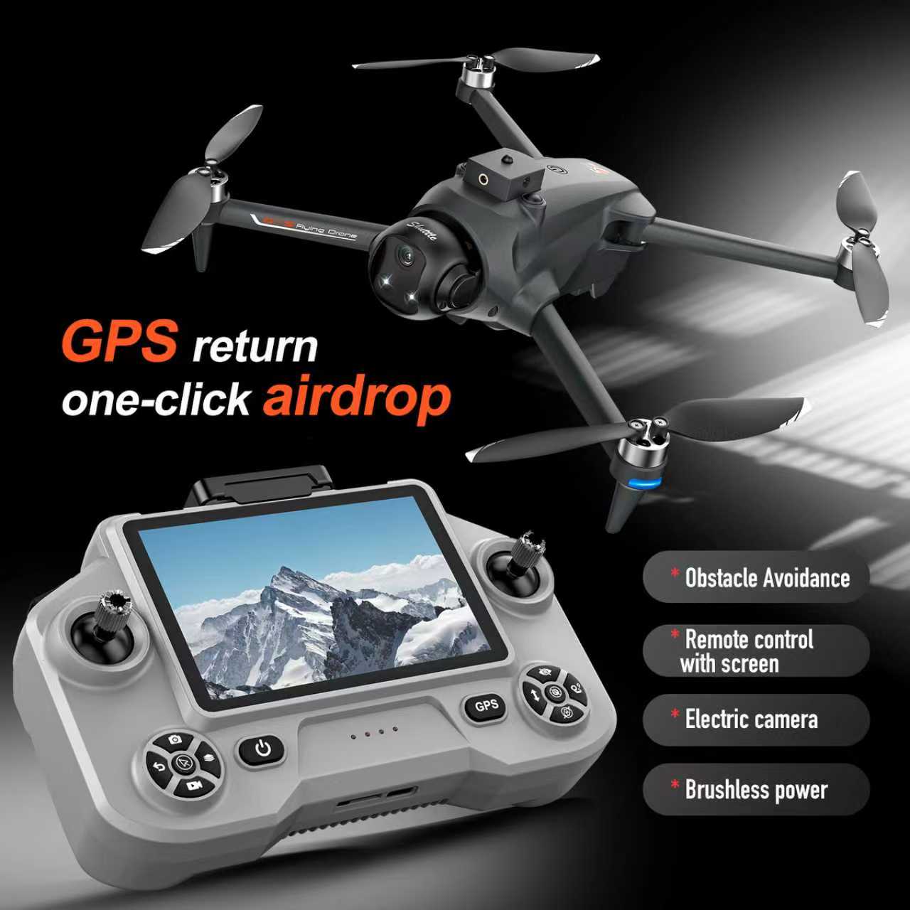 Fpv Brushless Rc Drone 4K - YL059 FPV GPS Quadcopter Drone 8K