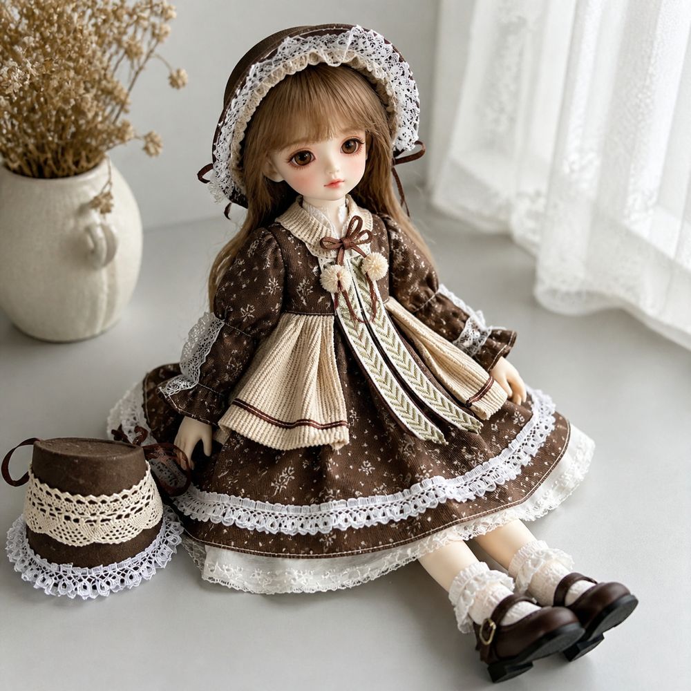 30cm Fit Doll Clothes Set Loli - Bjd Doll 1 6 Full Set With Clothes 评论和价格