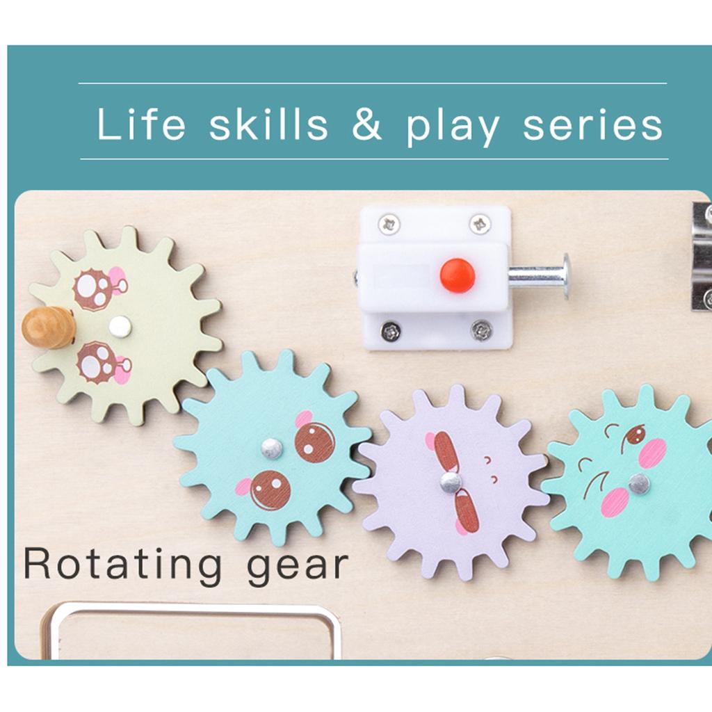 Toddler Activity Board Wooden  - Montessori Wooden Busy Board Toddler 评论和价格