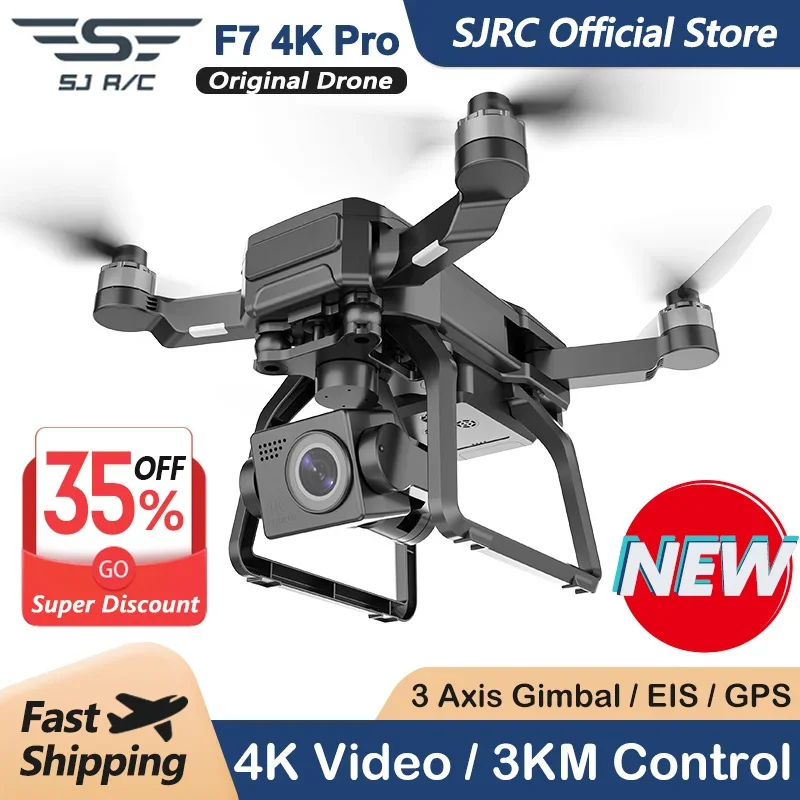 SJRC F7 4K PRO Camera Drone GP - Fpv Brushless Rc Drone 4K 评论和价格
