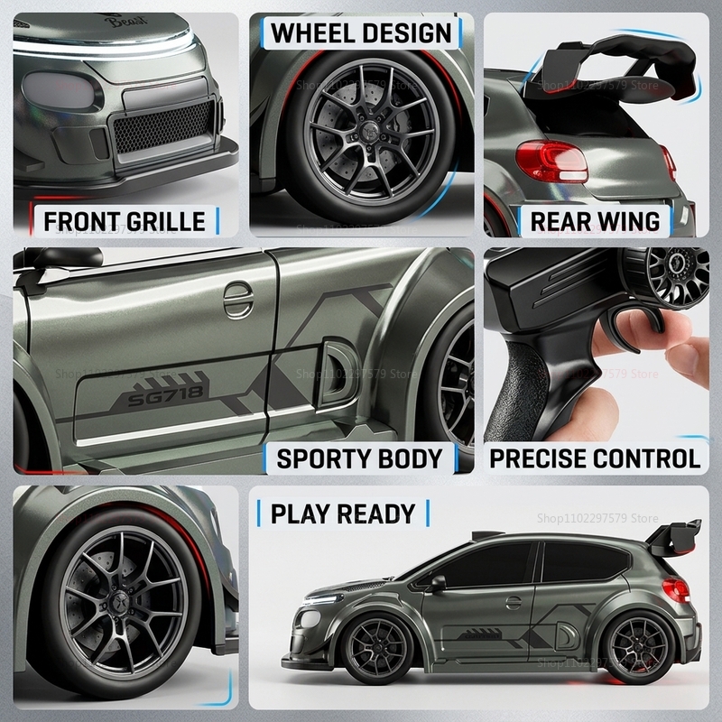 2026 NEW SG718 Raceway Driftin - Rc Drift Car 1 24 Scale 4Wd 评论和价格