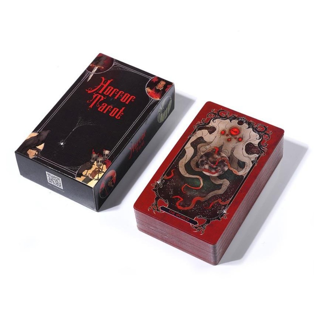 10.3*6cm Horror Tarot Deck Car - Tarot Cards Deck With Guidebook 评论和价格