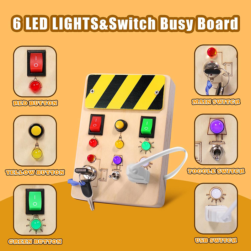 Montessori Busy Board Baby Sen - Montessori Wooden Busy Board Toddler 评论和价格