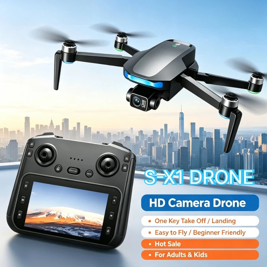 Original S-X1 GPS Drone 8K HD  - Fpv Brushless Rc Drone 4K 评论和价格