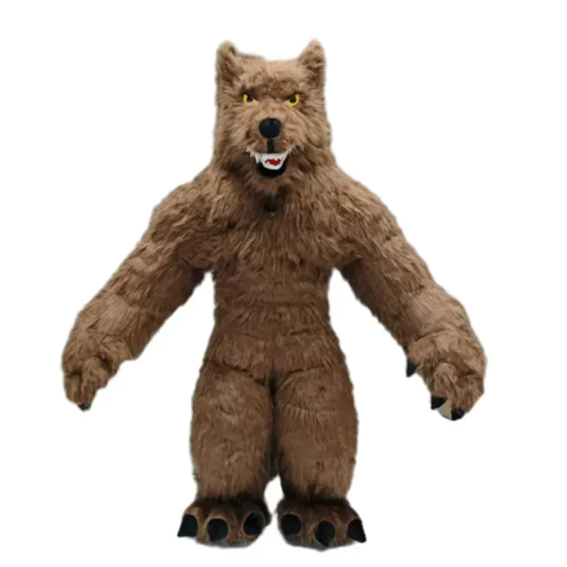 Giant Inflatable Grey Wolf Mas - Dolls 评论和价格