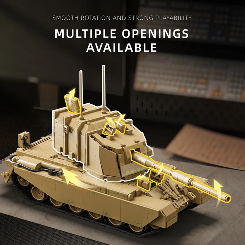 2080pcs British FV4005 Heavy A - Lego Compatible Military Tank 评论和价格