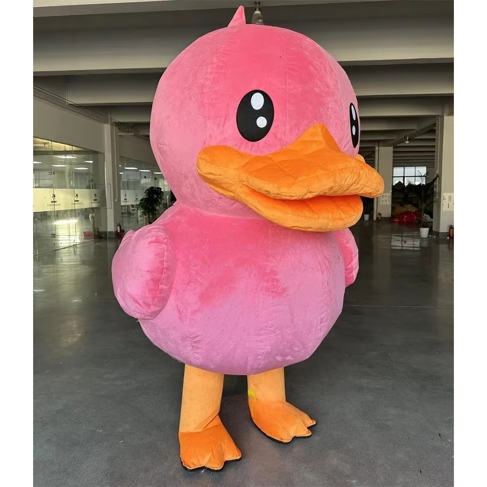 Inflatable Duck Mascot Costume - Dolls 评论和价格