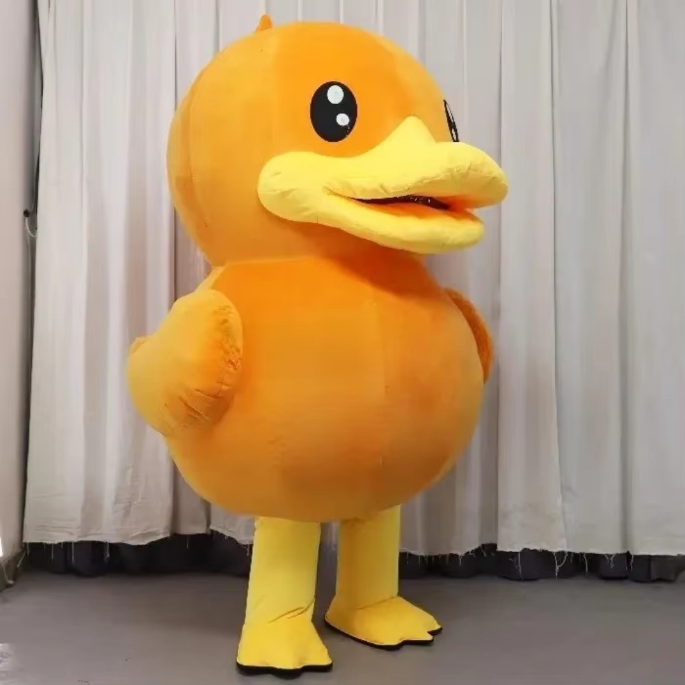 Inflatable Duck Mascot Costume - Dolls 评论和价格