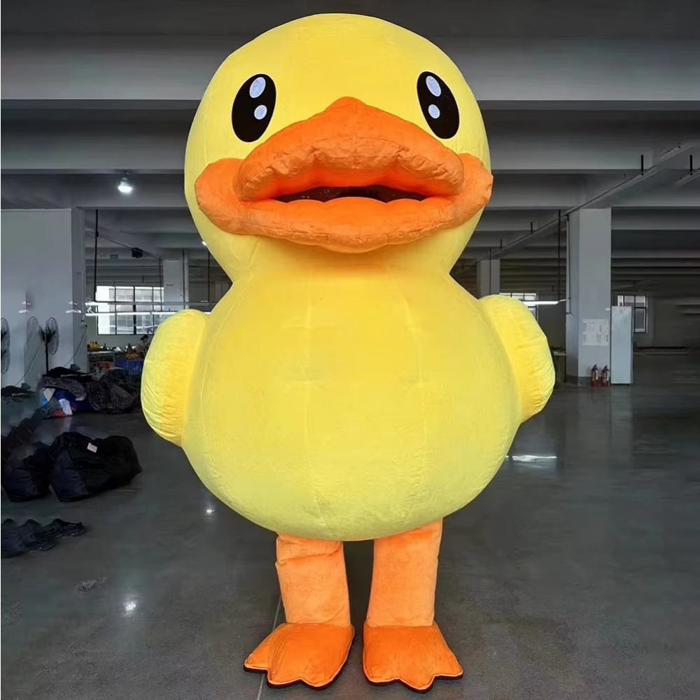 Inflatable Duck Mascot Costume - Dolls 评论和价格