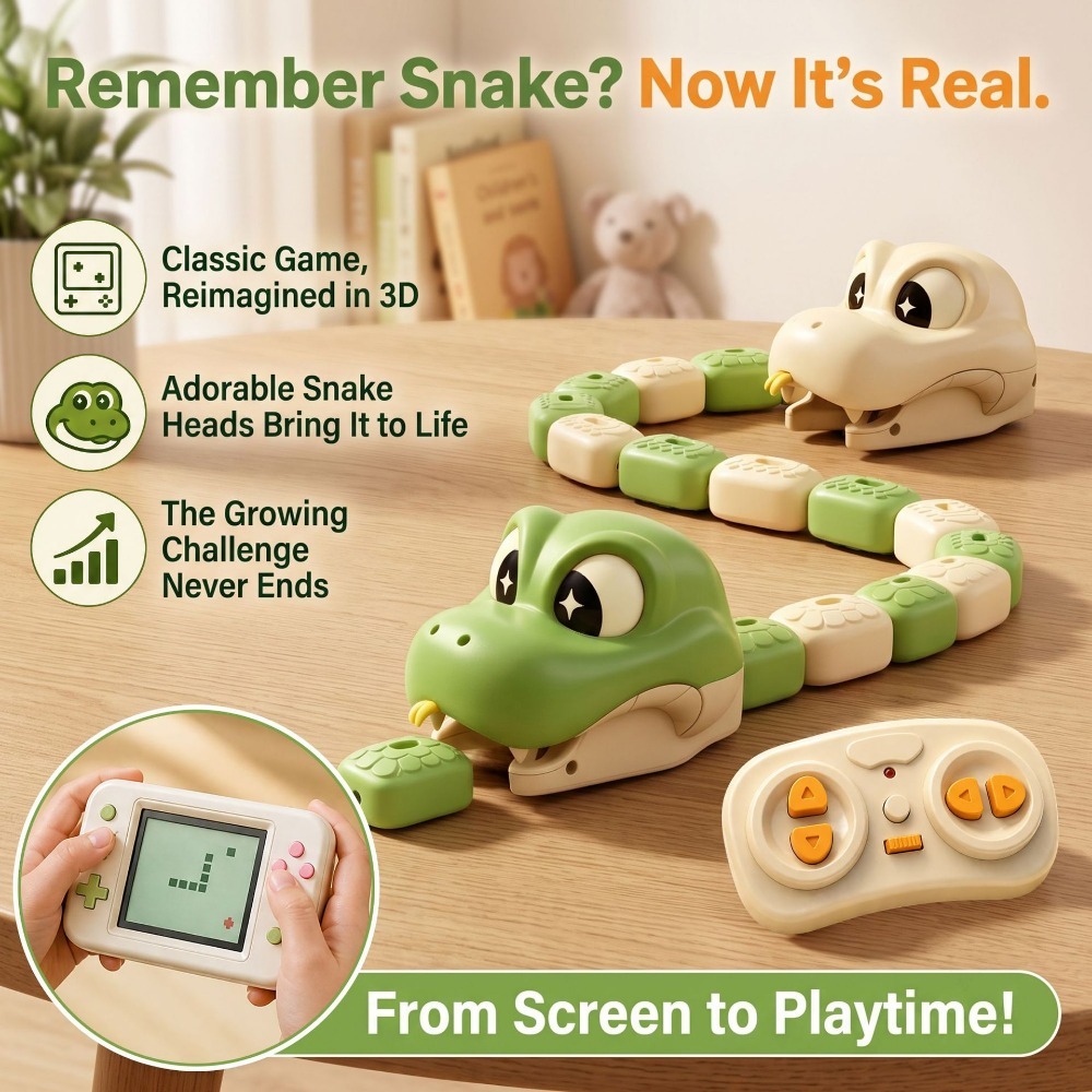 Remote Controlled Greedy Snake - Remote Control Toys 评论和价格