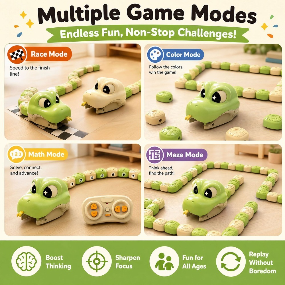 Remote Controlled Greedy Snake - Remote Control Toys 评论和价格