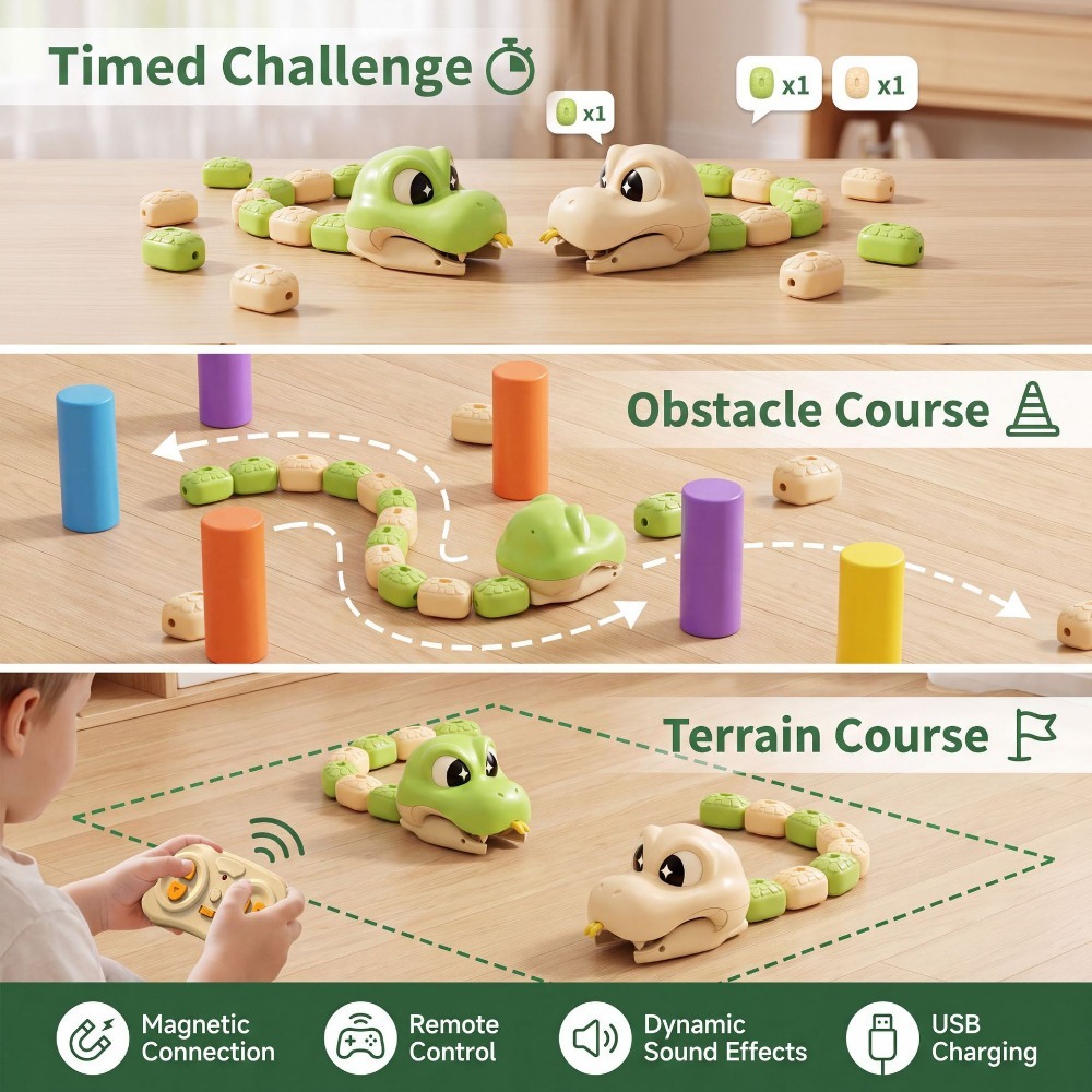 Remote Controlled Greedy Snake - Remote Control Toys 评论和价格