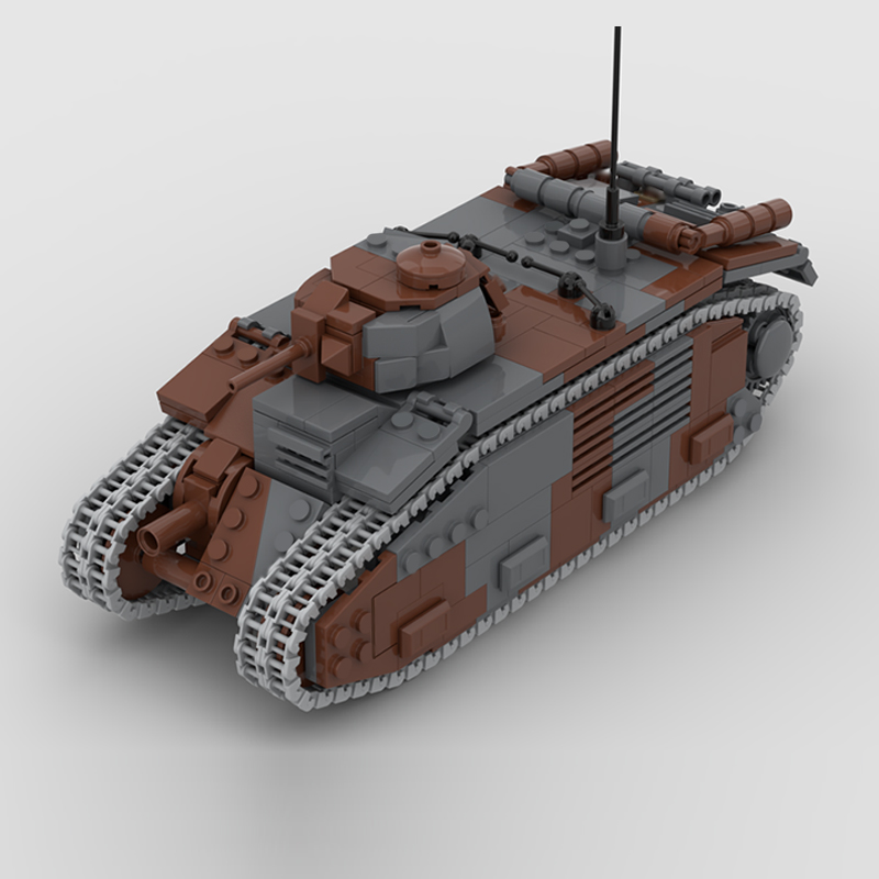 B1 Bis Military Tanks Model MO - Lego Compatible Military Tank 评论和价格